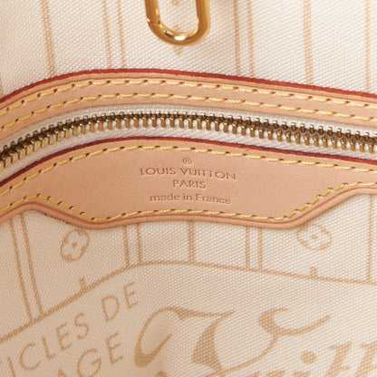Louis Vuitton Damier Azur Neverfull MM 8 of 9