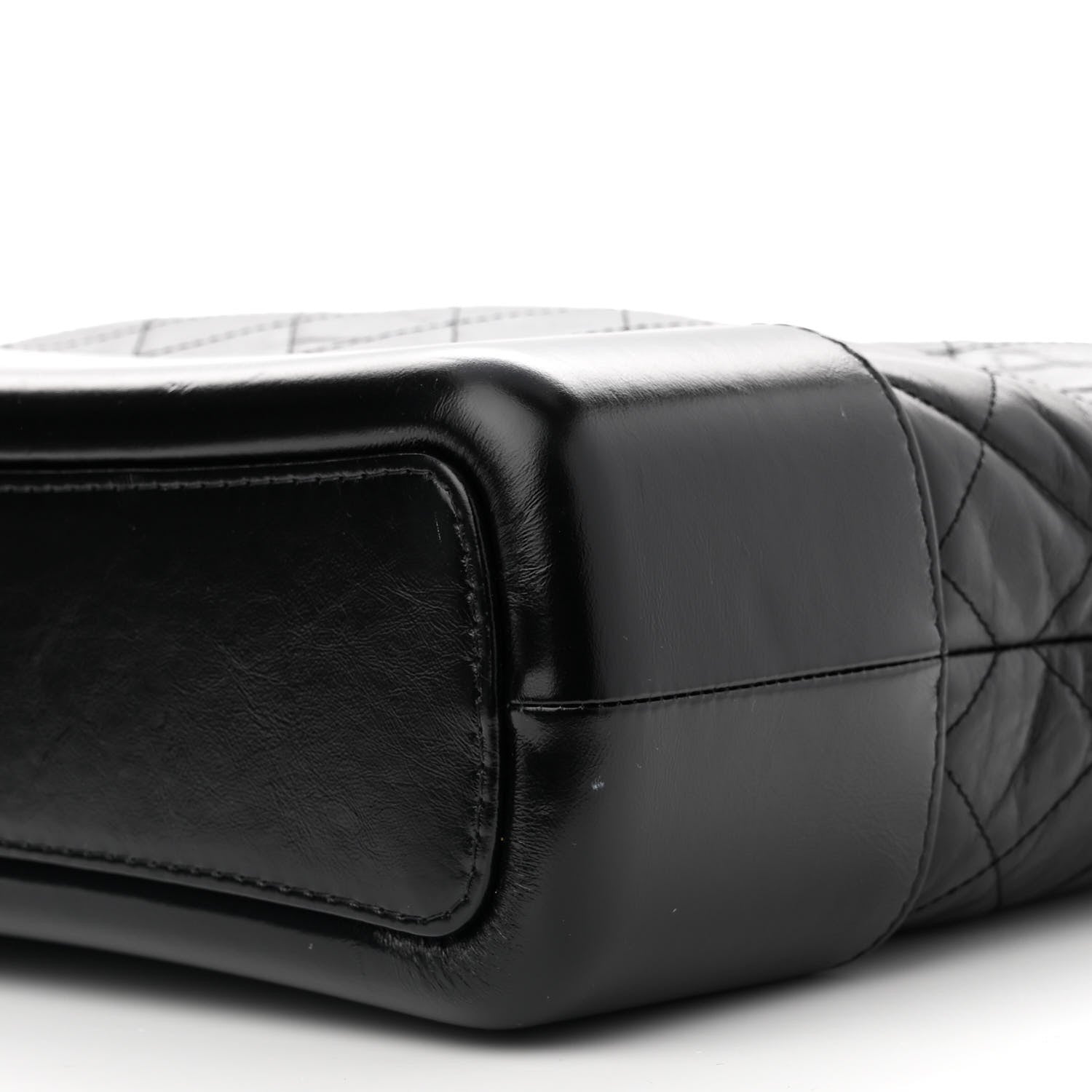 Chanel Aged Calfskin Quilted Medium Gabrielle Hobo Black 10 of 12