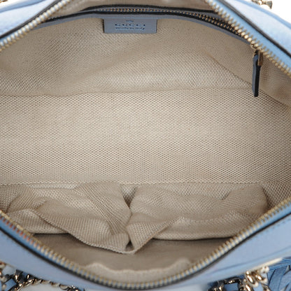 Gucci Vitello Range Small Soho Bowler Mineral Blue 5 of 11