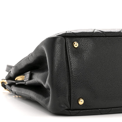 Chanel Caviar Quilted CC Timeless Soft Tote Black 9 of 13