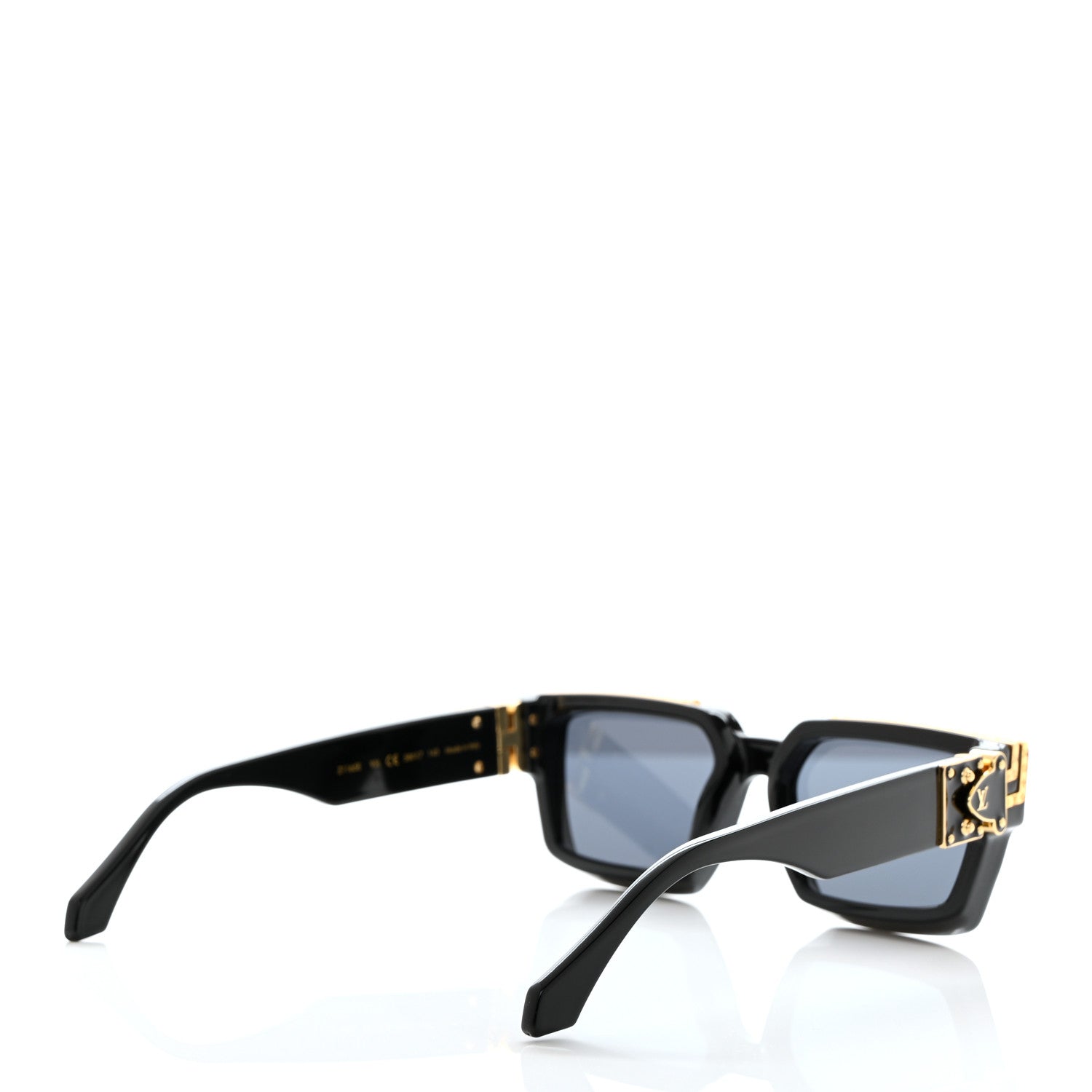 Louis Vuitton Acetate 1.1 Millionaires Sunglasses Z1165E Black 4 of 8