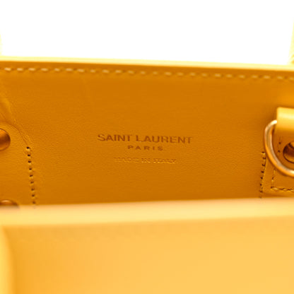 Saint Laurent Grained Calfskin Nano Sac De Jour Jaune 6 of 9