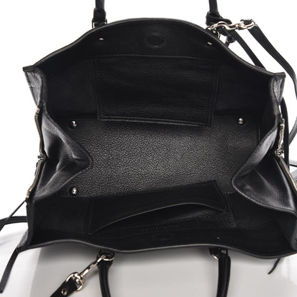 Balenciaga Veau Papier A6 Zip Around Tote Black 6 of 8