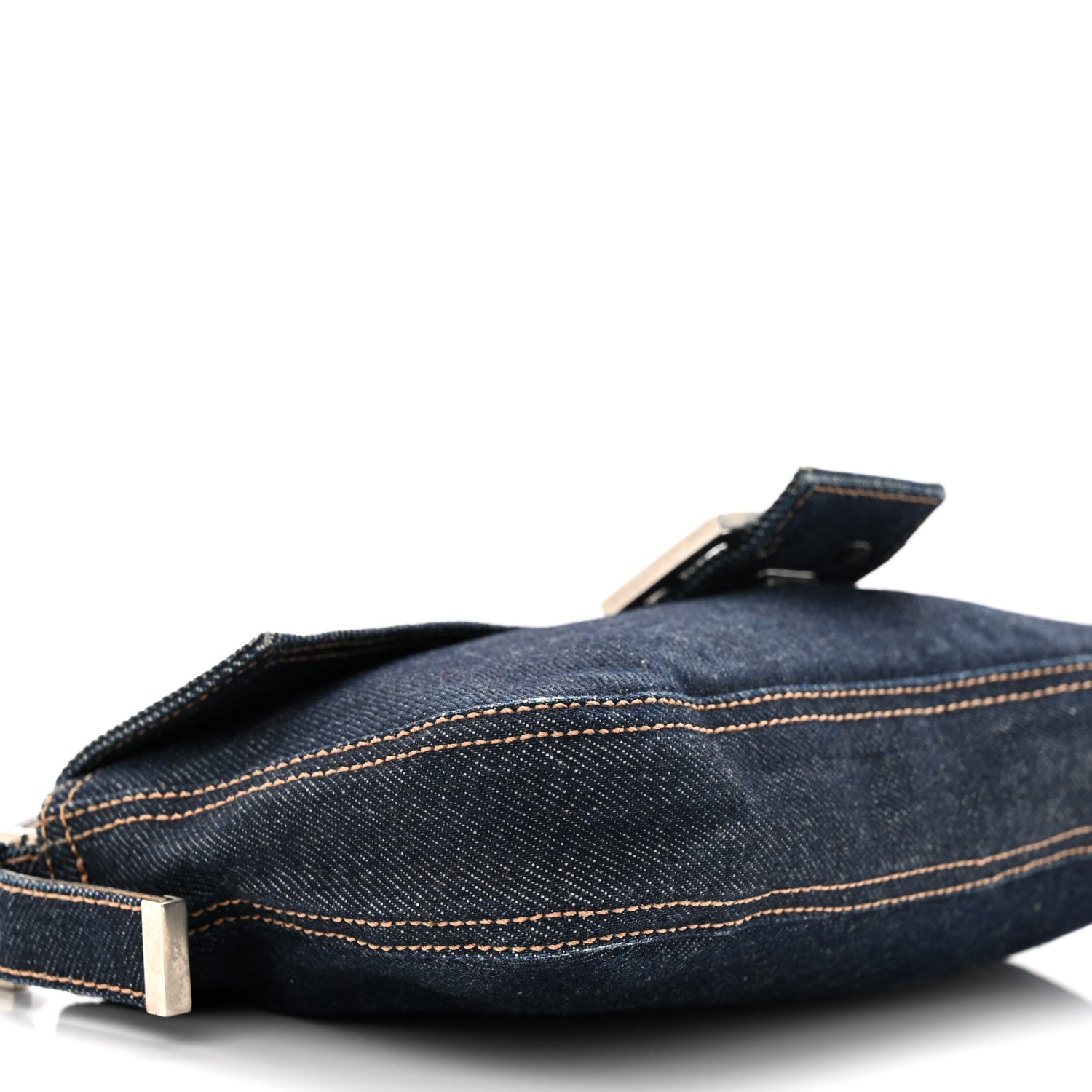 Fendi Denim Baguette Blue 9 of 12