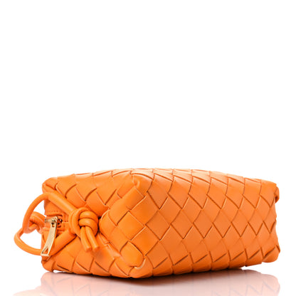 Bottega Veneta Nappa Intrecciato Mini Loop Camera Bag Tangerine 3 of 7