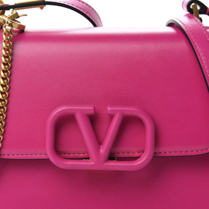 Valentino Garavani Smooth Calfskin Small VSling Shoulder Bag Fuchsia 11 of 11