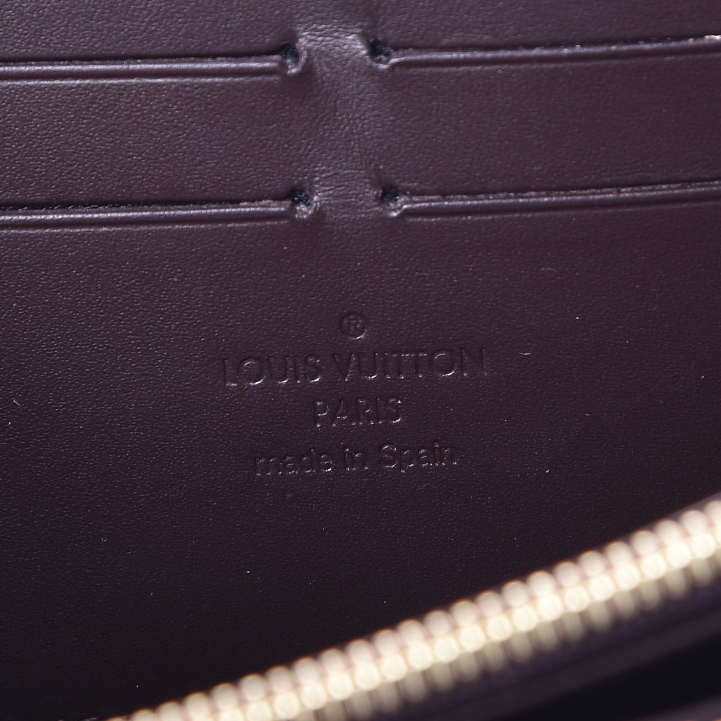Vernis Zippy Wallet Amarante