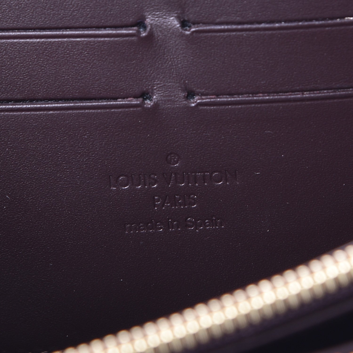 Louis Vuitton Vernis Zippy Wallet Amarante 6 of 7