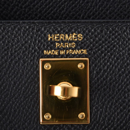 Hermes Epsom Kelly Sellier 25 Black 27 of 41