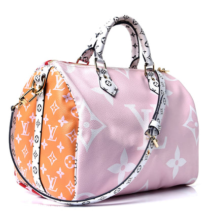 Louis Vuitton Monogram Giant Speedy Bandouliere 30 Rouge 3 of 5