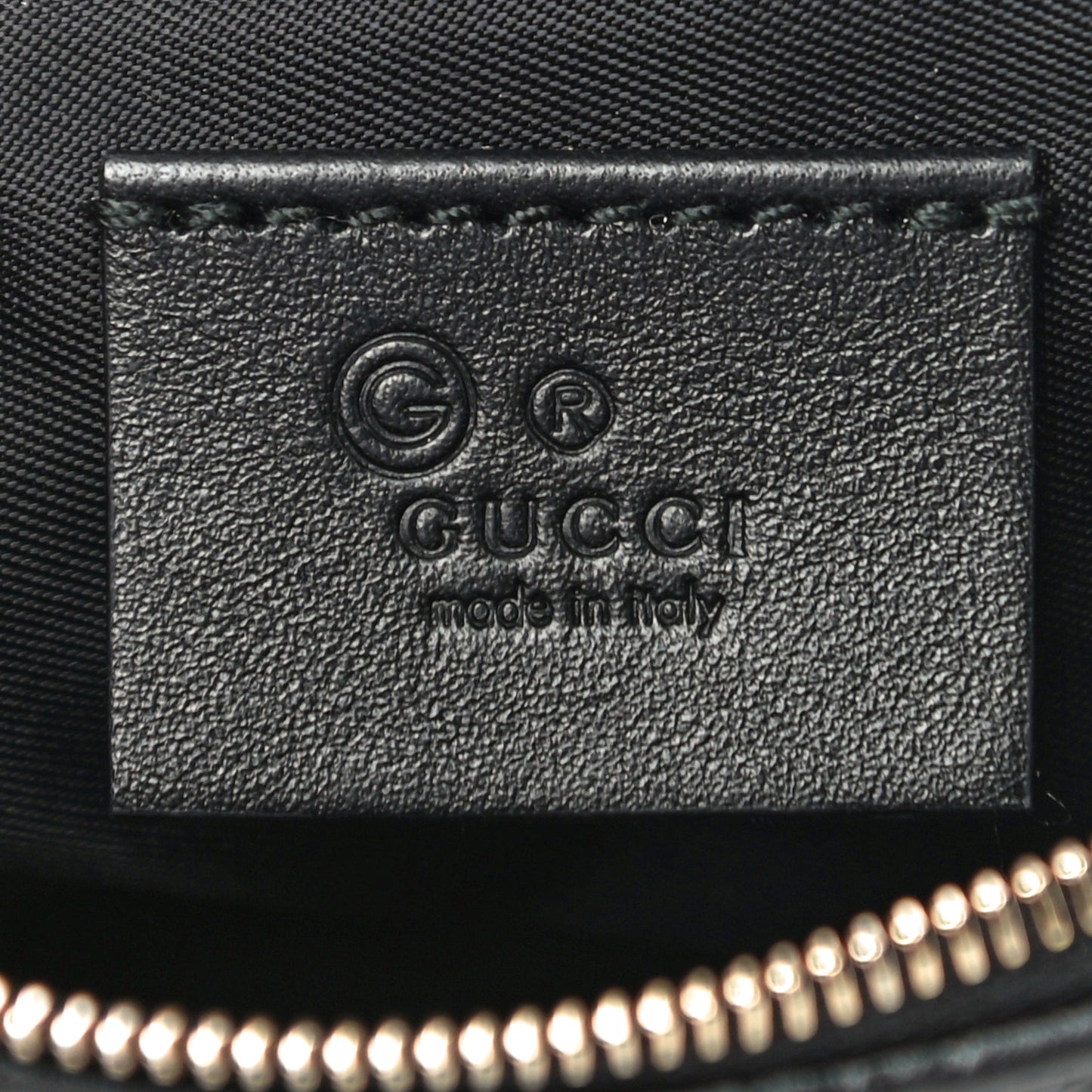 Microguccissima Key Ring Coin Case Black