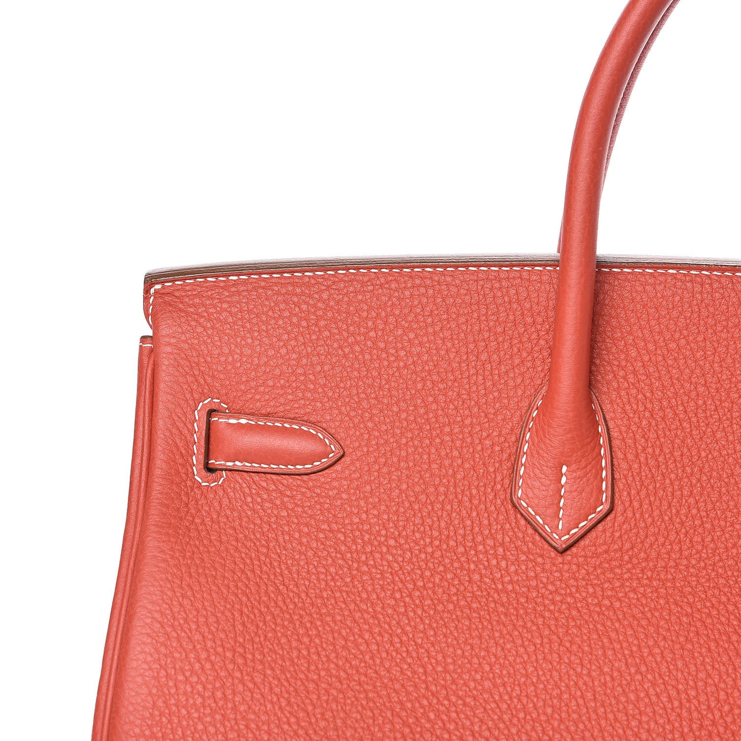 Togo Casaque Birkin 40 Sanguine White