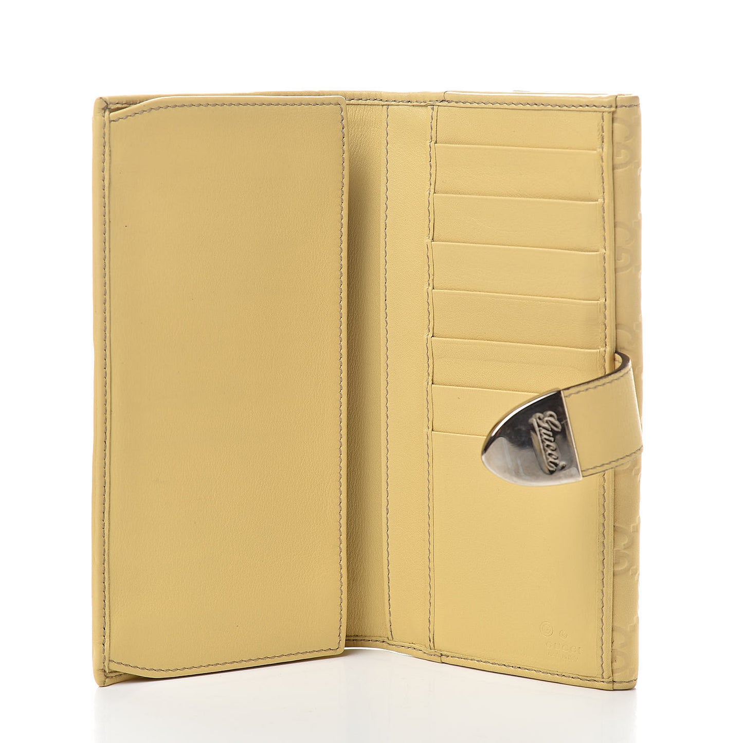 Guccissima Continental Wallet Yellow