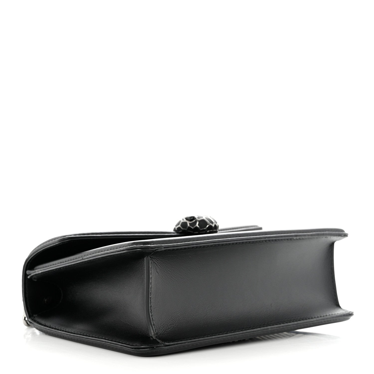 Bulgari Quilted Nappa Smooth Calfskin Serpenti Forever Diamond Blast Shoulder Bag Black 5 of 10