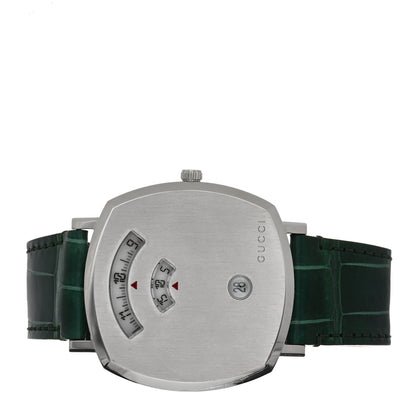 Gucci Stainless Steel Alligator 38mm Grip Quartz Watch Green 2 of 4