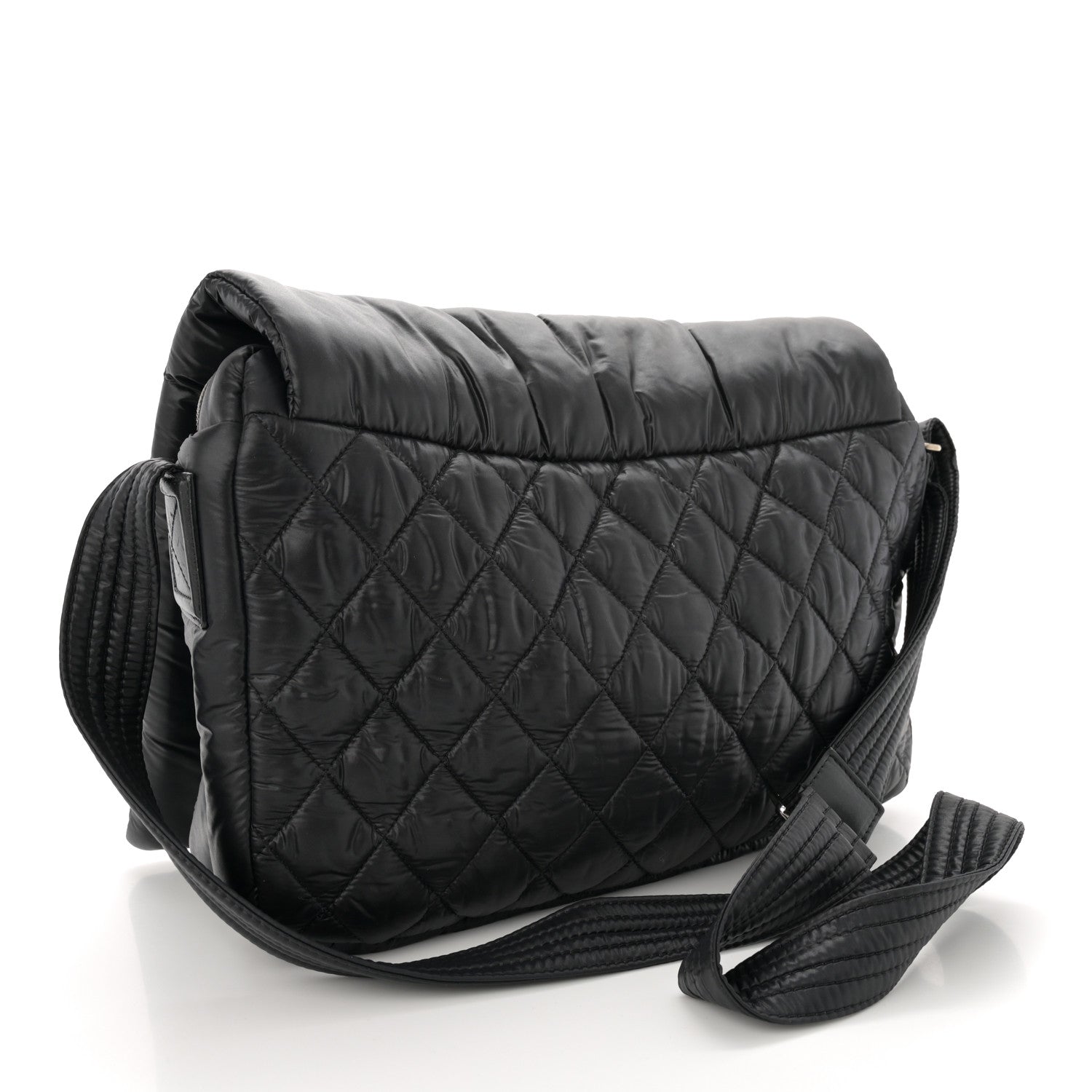 Chanel Nylon Coco Cocoon Messenger Bag Black 3 of 12