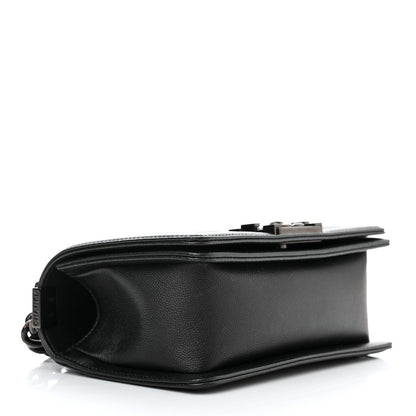 Chanel Caviar Quilted Small Boy Flap So Black 4 of 11