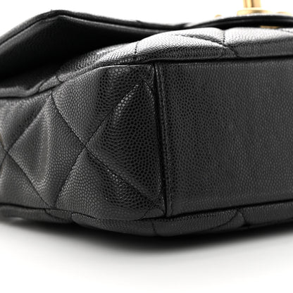 Chanel Caviar Quilted Small Twist Your Buttons Flap Black 9 of 11