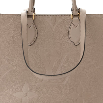 Louis Vuitton Empreinte Monogram Giant Onthego MM Tourterelle 7 of 11