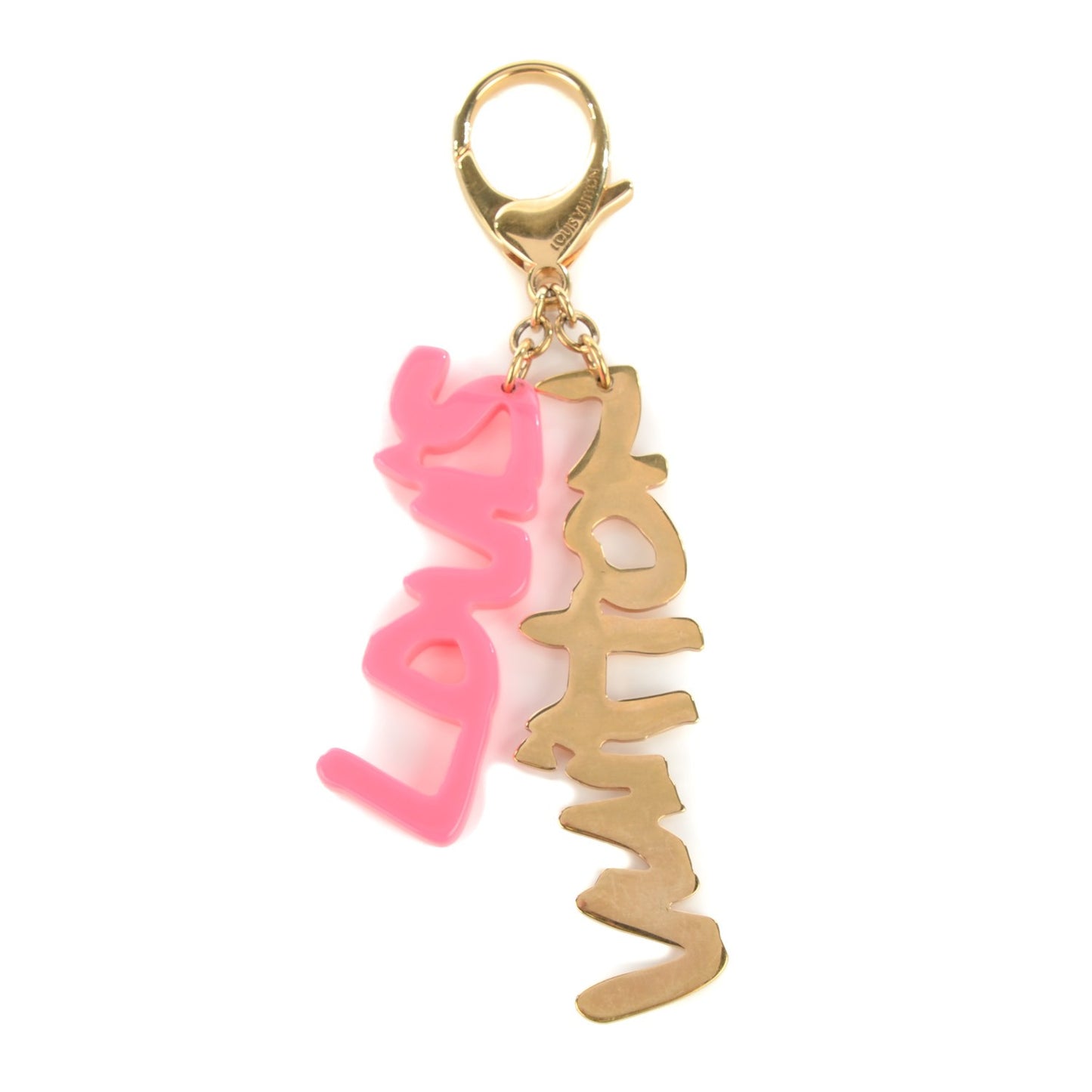 Graffiti Bag Charm Pink