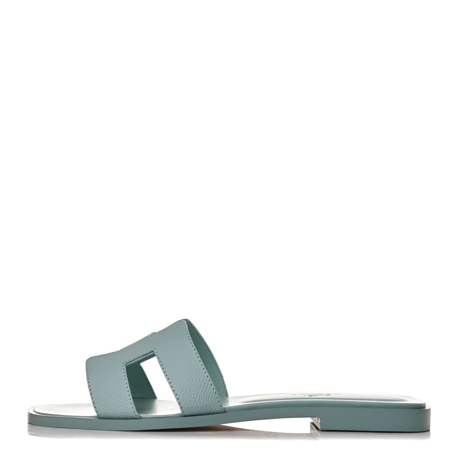 Hermes Epsom Oran Sandals 36 Vert Embrun 1 of 8