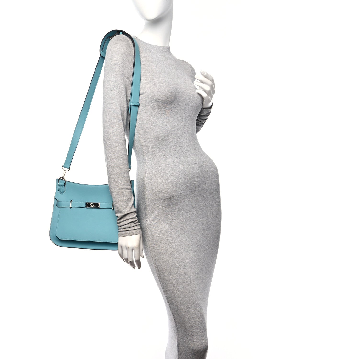 Hermes Swift Jypsiere 28 Bleu Saint Cyr 2 of 14