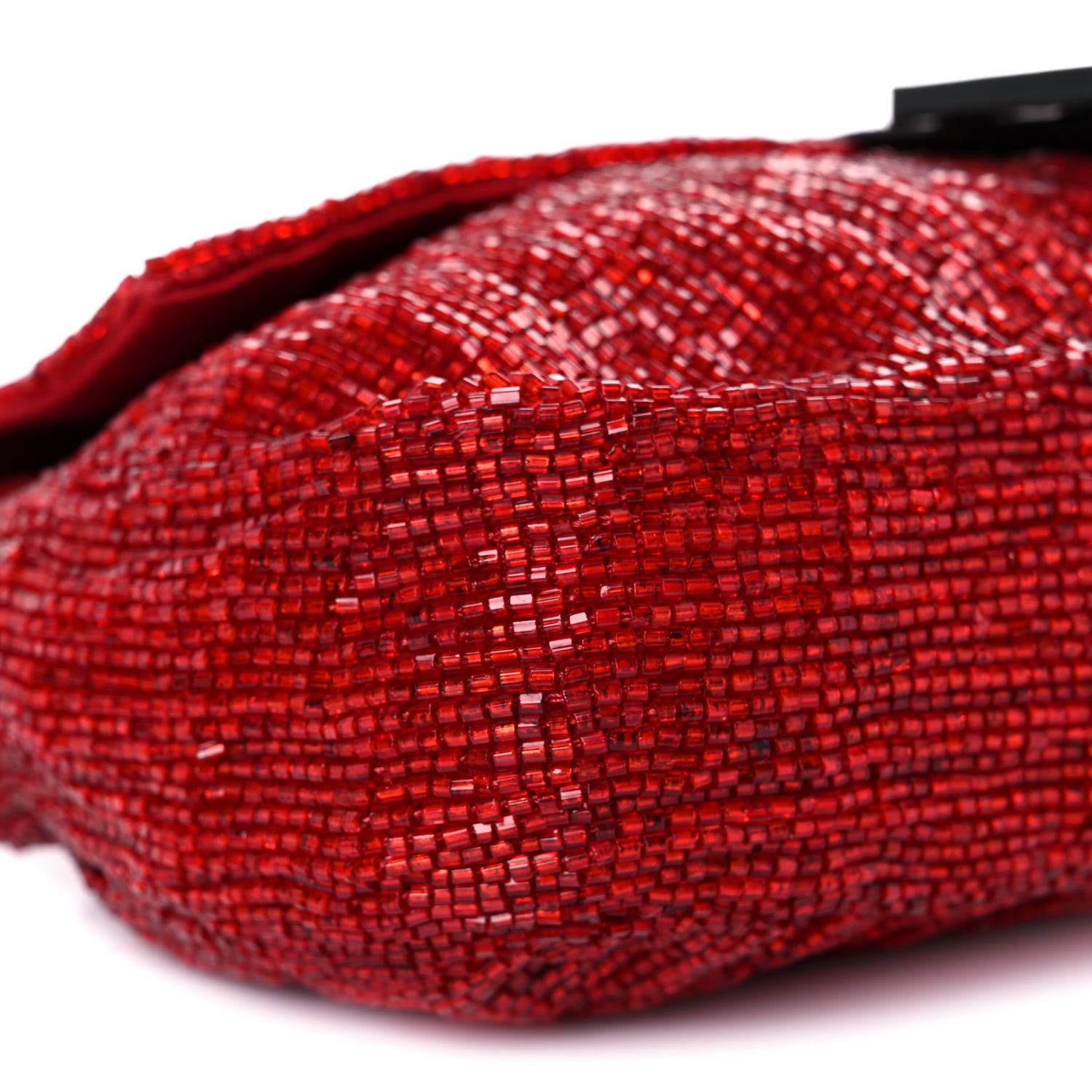 Fendi Beaded Baguette Red 7 of 14