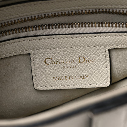 Christian Dior Grained Calfskin Saddle Bag White 6 of 14
