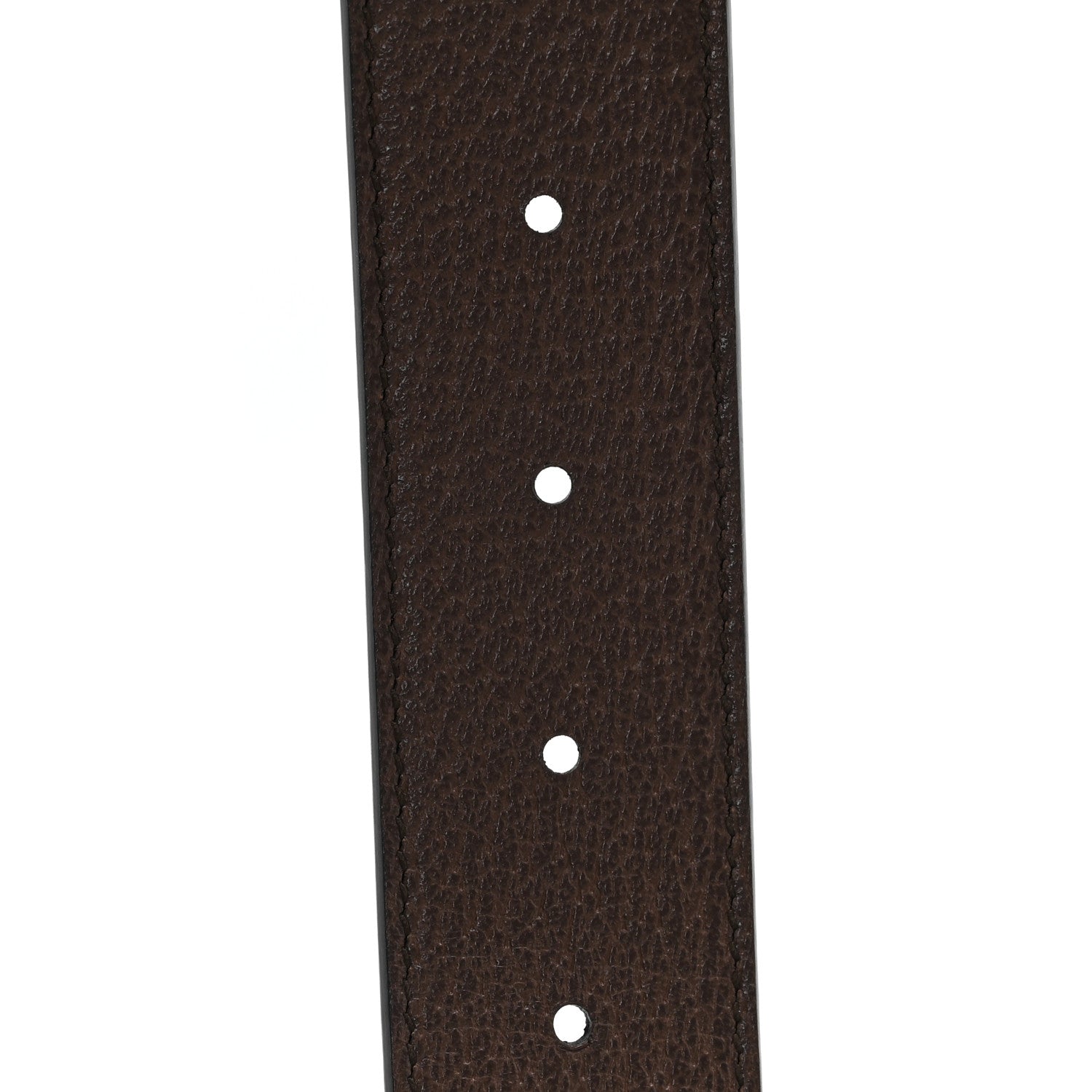 Gucci Supreme Monogram Calfskin Square G 35mm Belt 90 36 Brown 4 of 4