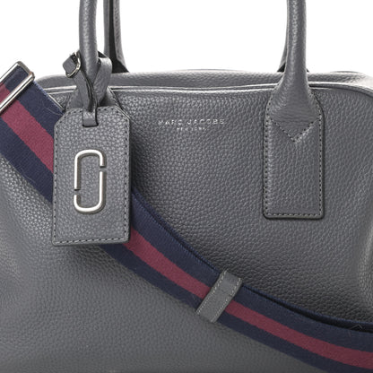 Marc Jacobs Pebbled Calfskin Gotham Bauletto Satchel Grey 10 of 16