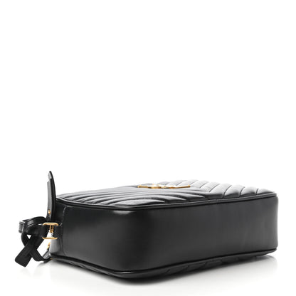 Saint Laurent Calfskin Matelasse Monogram Lou Camera Bag Black 4 of 10