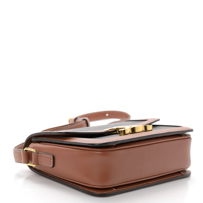 Celine Calfskin Triomphe Canvas Teen Triomphe Bag Tan 4 of 12