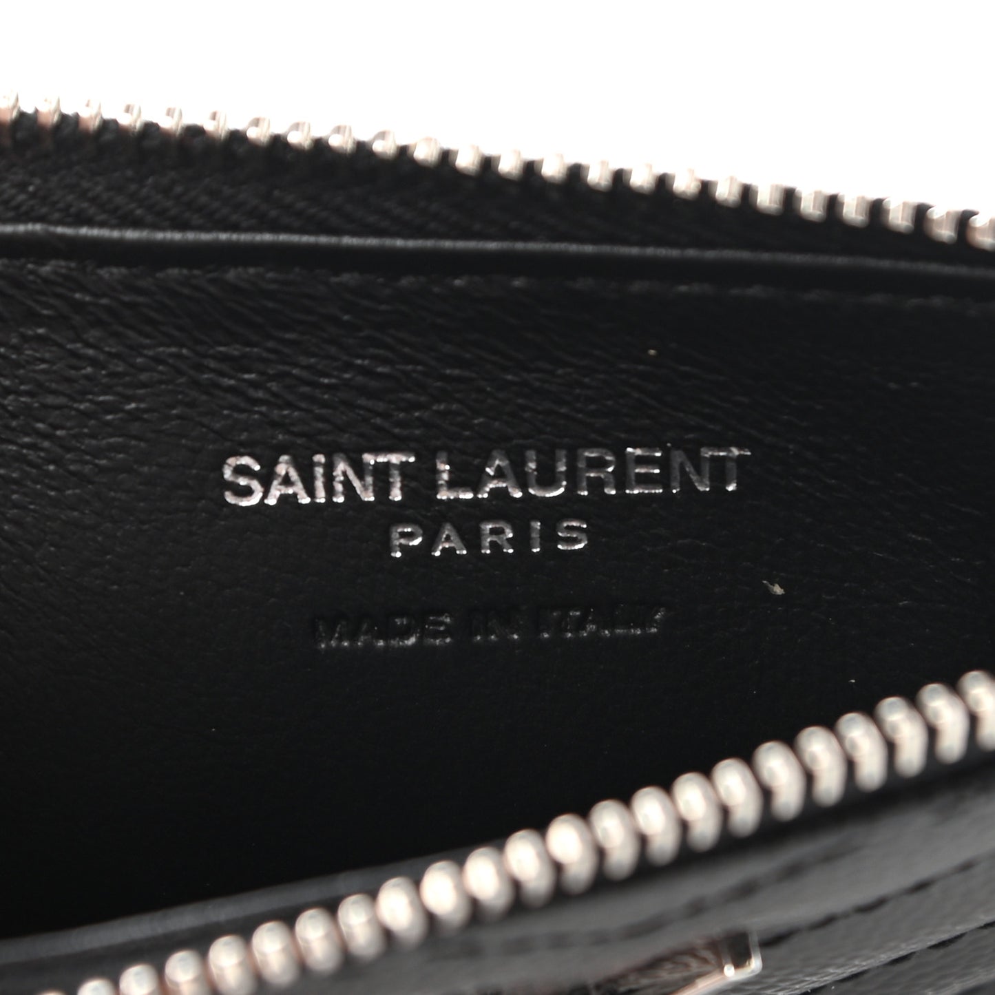 Monogram Grain de Poudre 5 Fragments Zip Pouch Card Holder Black