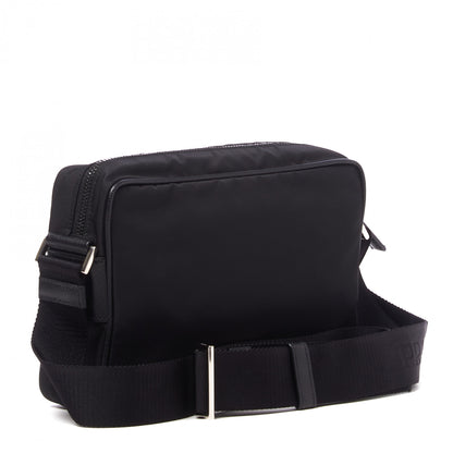 Prada Tessuto Nylon Saffiano Shoulder Bag Black 2 of 8