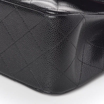 Chanel Caviar Quilted Jumbo Double Flap Black 9 of 9