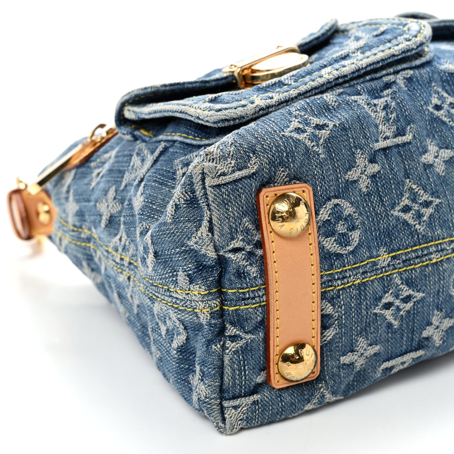 Monogram Denim Baggy PM Blue