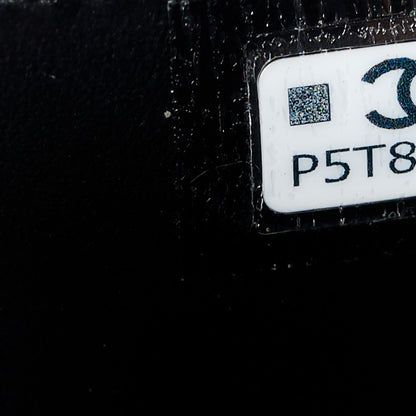 Chanel Shiny Aged Calfskin Quilted Mini Nano Kelly Shopper Black 7 of 11