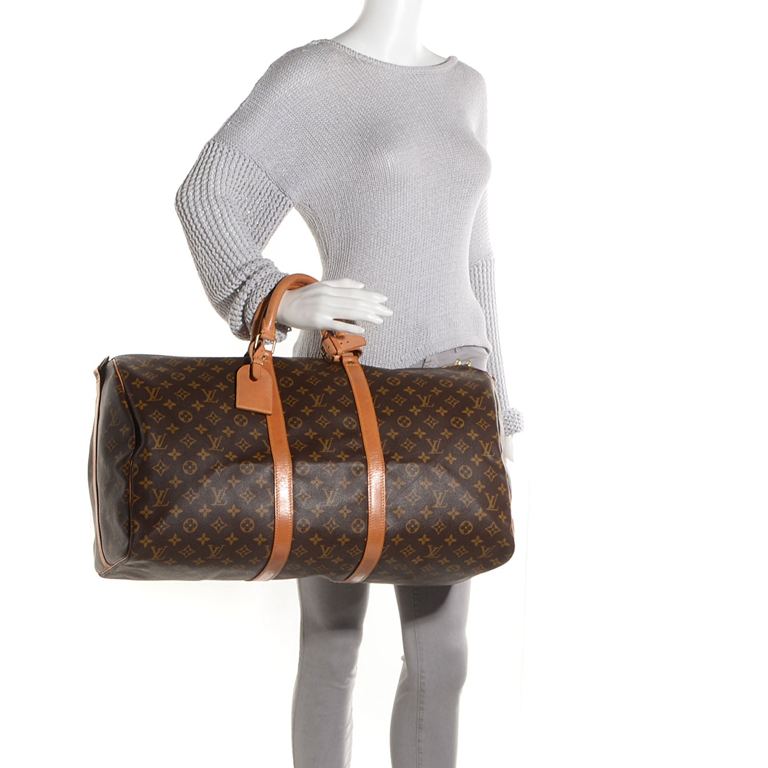 Louis Vuitton Monogram Keepall Bandouliere 55 2 of 7