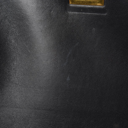 Celine Smooth Calfskin Large Classic Box Flap Bag Black 21 of 25