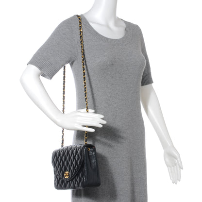 Chanel Lambskin Small Single Flap Black 2 of 8