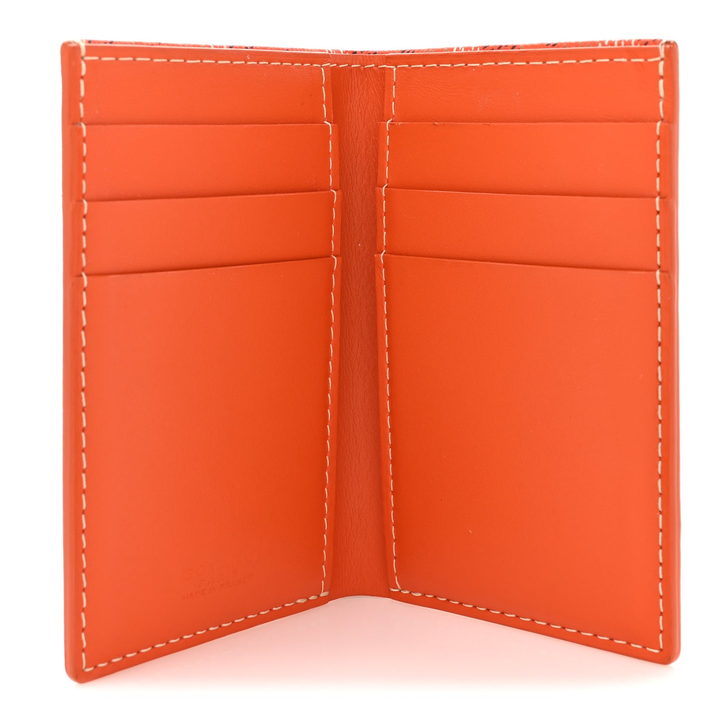 Goyardine Saint Pierre Card Holder Orange