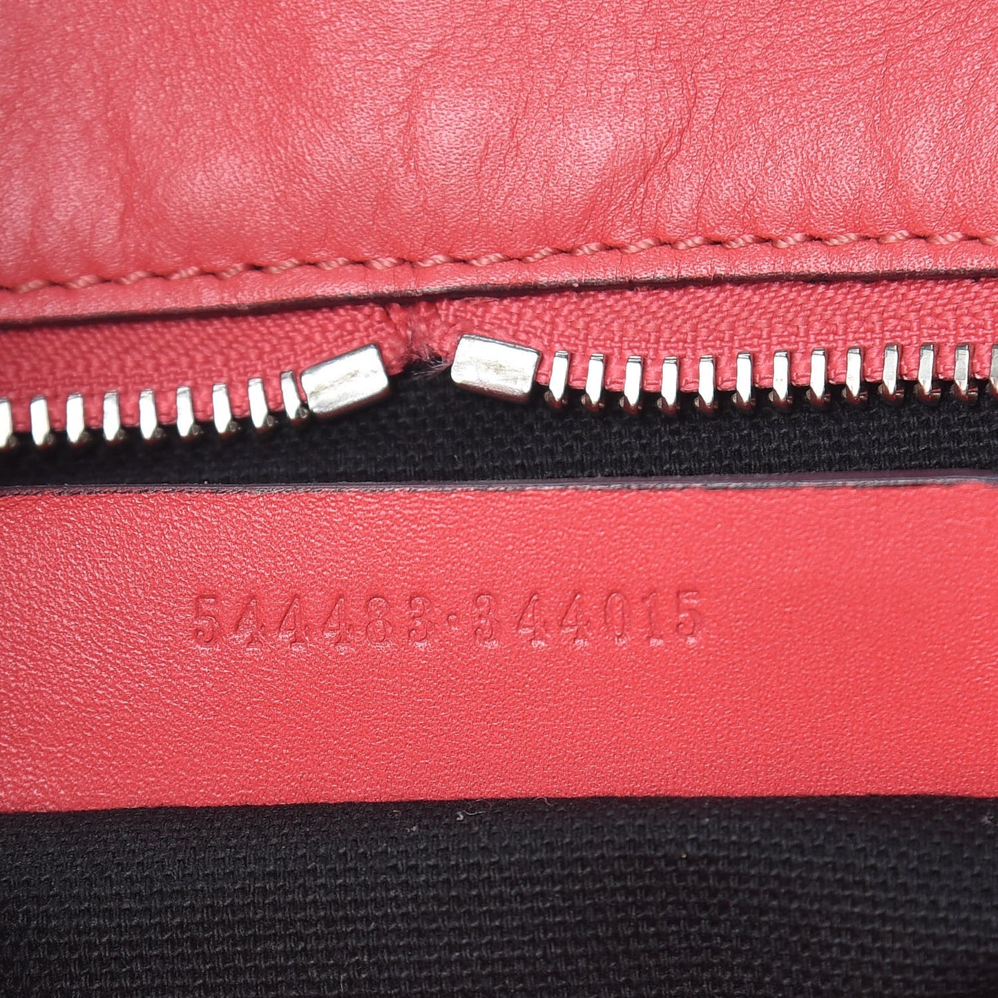 Calfskin Small Skull Padlock Zip Around Tote Pink