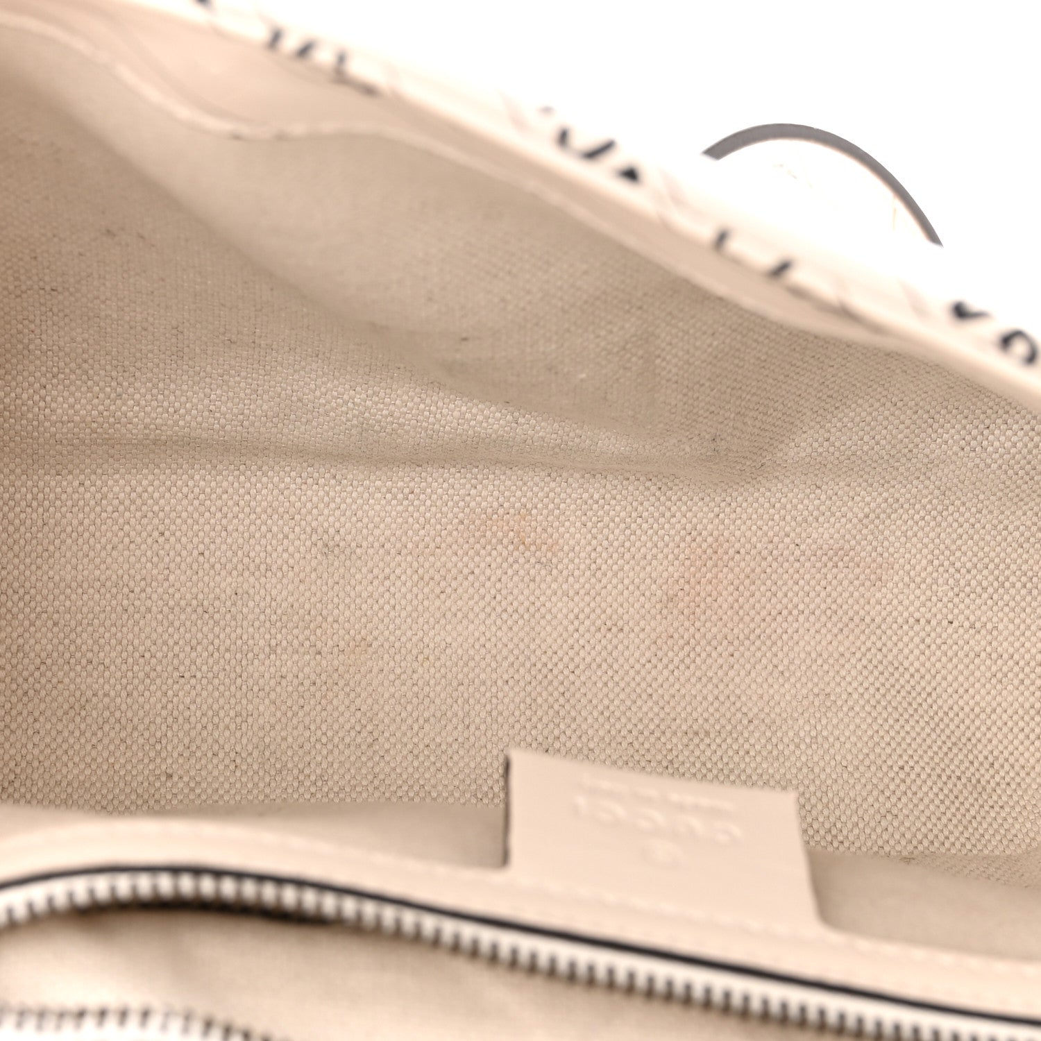 Gucci X BALENCIAGA Calfskin Matelasse Logo Print Small GG Marmont Shoulder Bag White 4 of 9