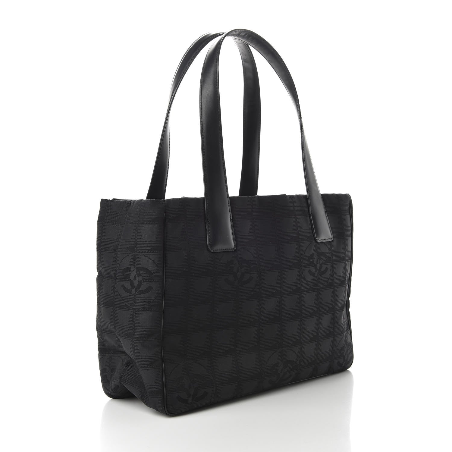 Chanel Nylon Small Travel Tote Black 3 of 10