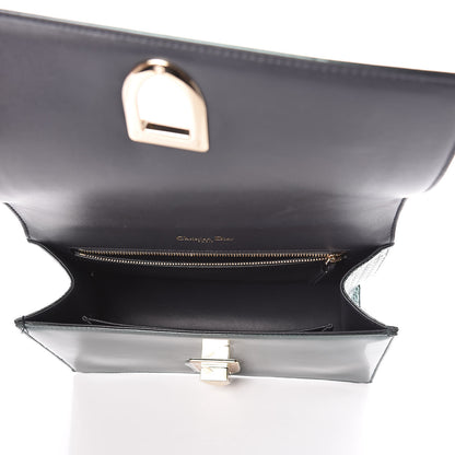 Christian Dior Metallic Patent Micro-Cannage Medium Diorama Flap Bag Malachite Green 5 of 14
