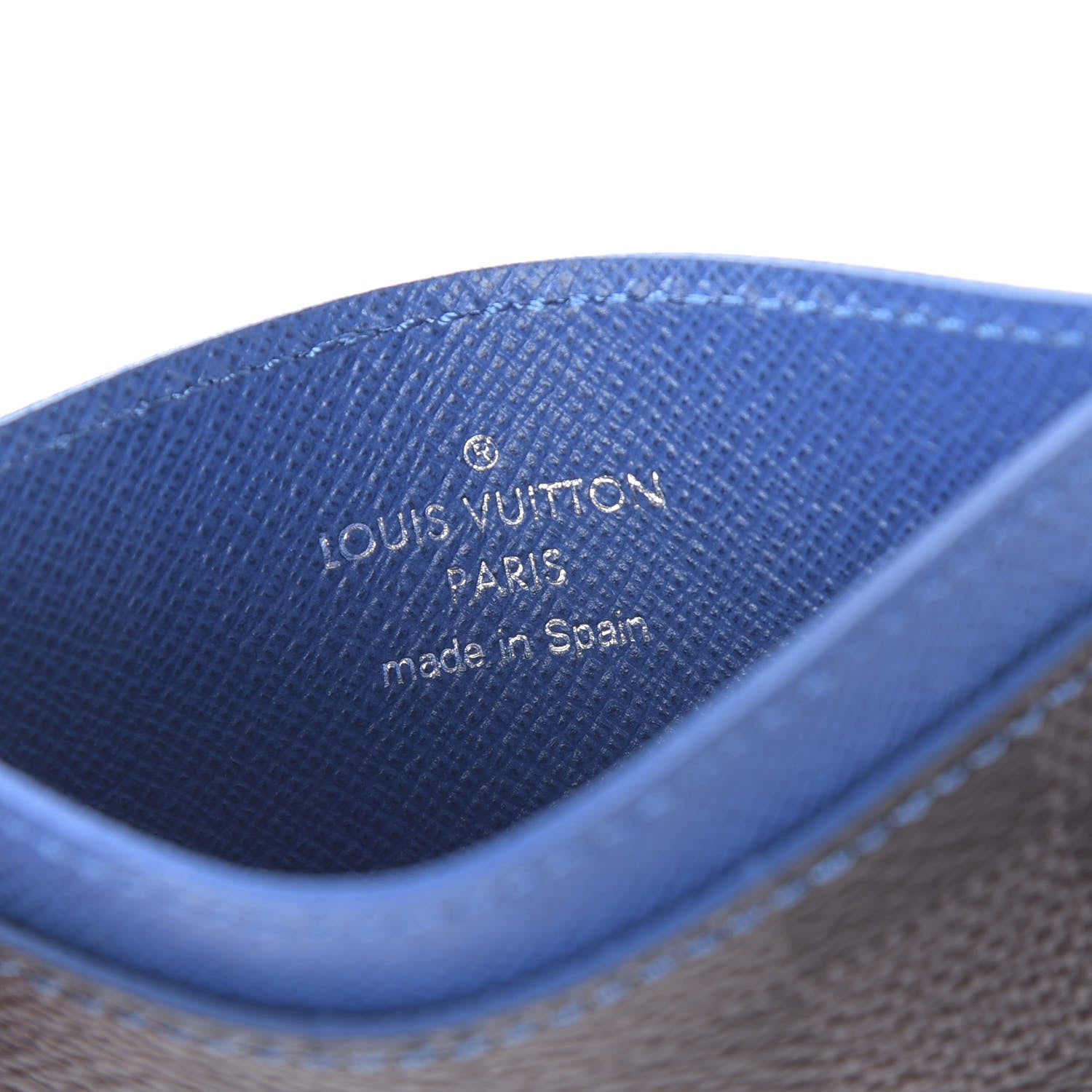 Louis Vuitton Damier Graphite Card Holder Blue 6 of 8