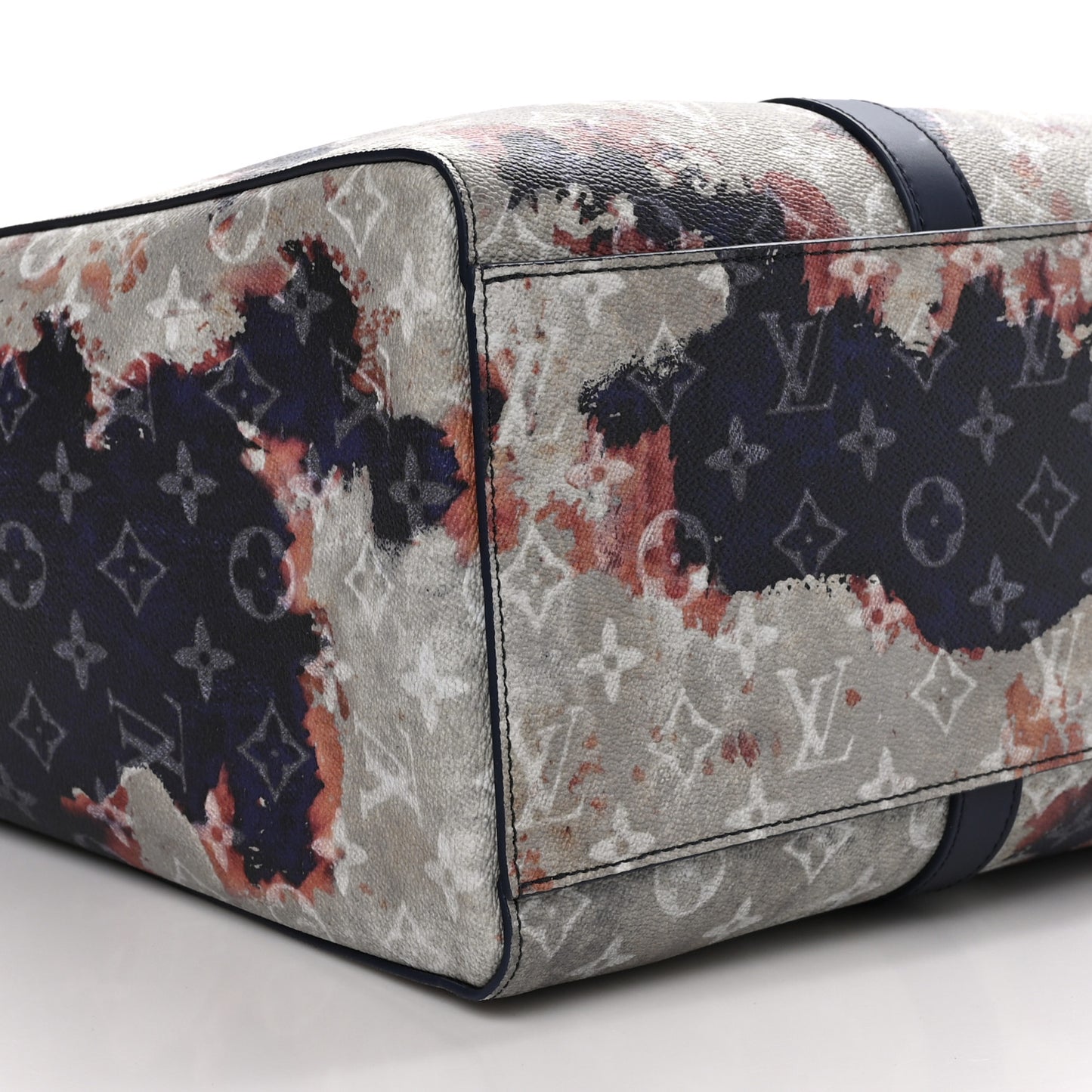 Monogram Bleach Sac Plat 24H Ink Blue