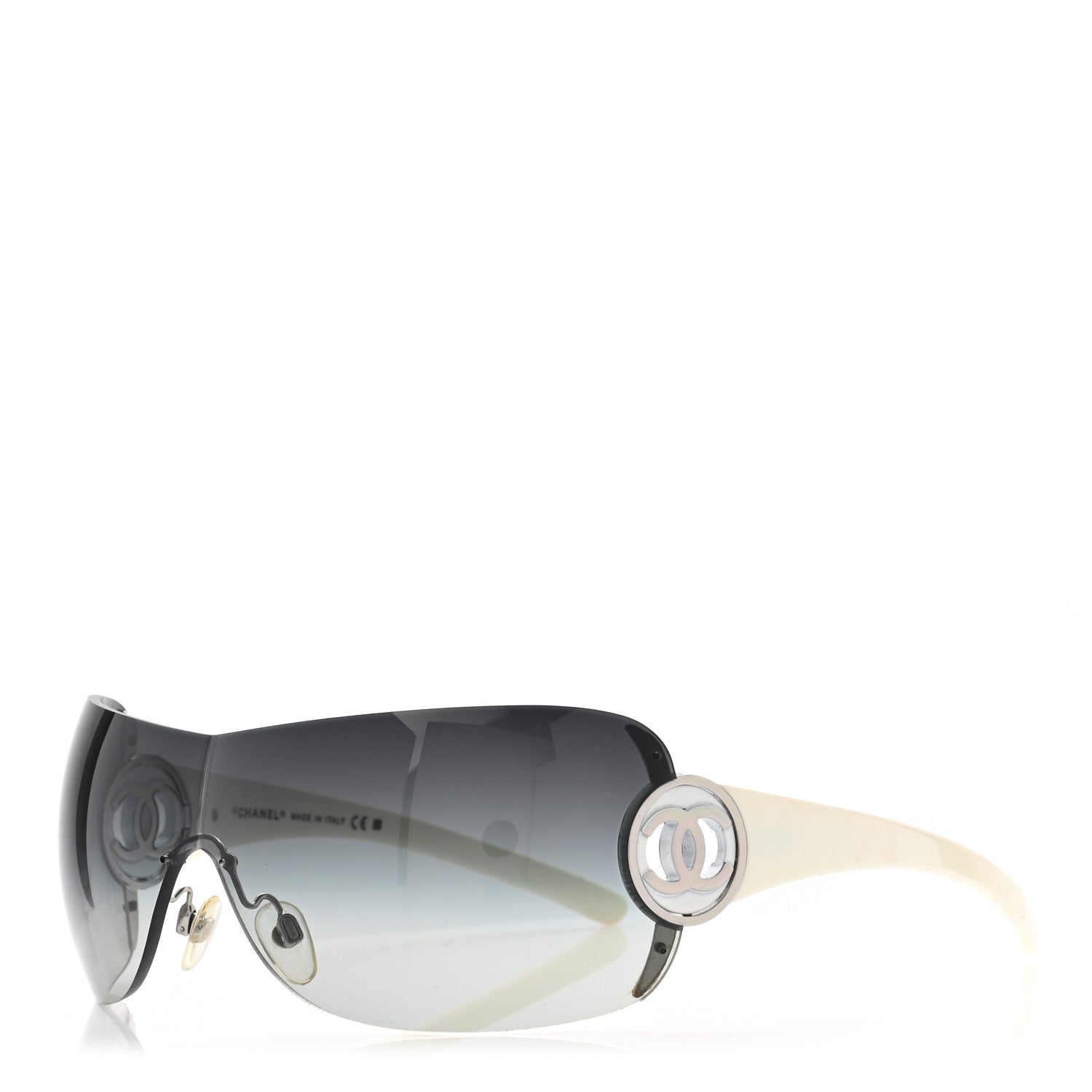 Chanel CC Sunglasses 4145 White 1 of 10