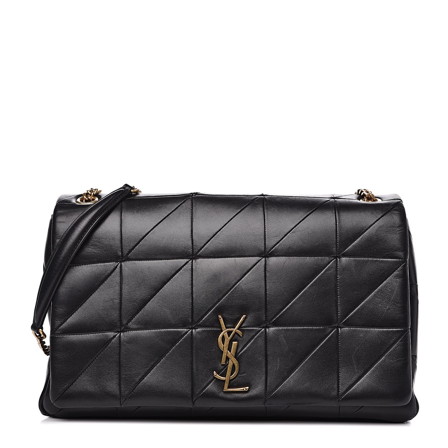 Saint Laurent Lambskin Patchwork Monogram Large Jamie Black 1 of 15