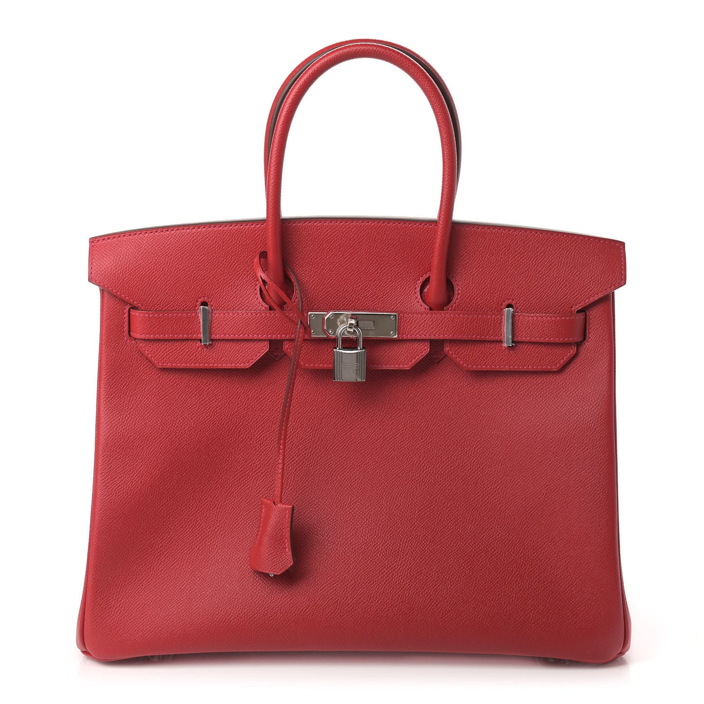 Epsom Birkin 35 Rouge Casaque